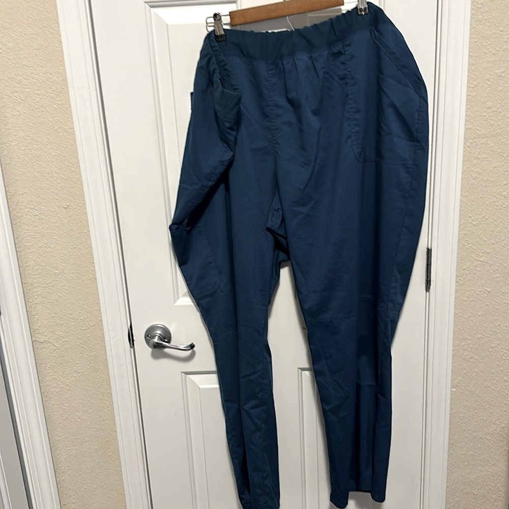 Dark Teal Cherokee Workwear Plus Size Scrub Pant